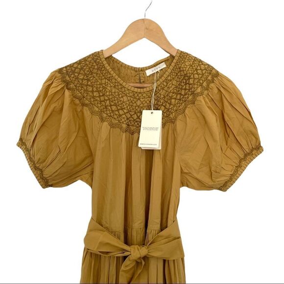 NWT DÔEN Gilda Dress in Wheat - Picture 5 of 13